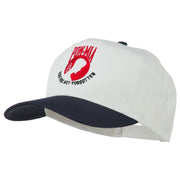 Pow Mia Logo Embroidered Two Tone Cap