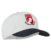 Pow Mia Logo Embroidered Two Tone Cap