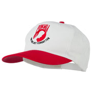 Pow Mia Logo Embroidered Two Tone Cap