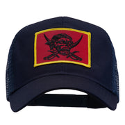 Skull Choppers Pirate Patched Mesh Cap