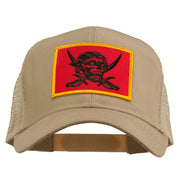 Skull Choppers Pirate Patched Mesh Cap