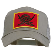 Skull Choppers Pirate Patched Mesh Cap