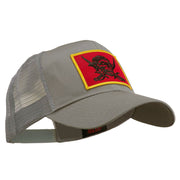 Skull Choppers Pirate Patched Mesh Cap