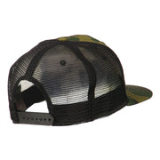 Camouflage Cotton Flat Bill Trucker Cap