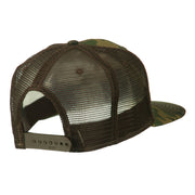 Camouflage Cotton Flat Bill Trucker Cap