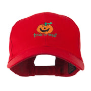 Trick or Treat with Pumpkin Embroidered Cap