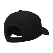 Private Veteran Embroidered Solid Cotton Twill Low Profile Strap Cap