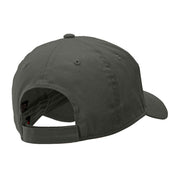 Private Veteran Embroidered Solid Cotton Twill Low Profile Strap Cap