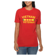 Vietnam Veteran Stripe Graphic Design Deluxe Jersey T-Shirt