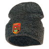 Happy Kwanzaa Badge Embroidered Knitted Long Beanie