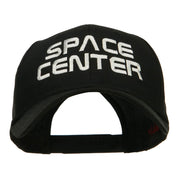 Space Center Embroidered Cotton Twill Cap