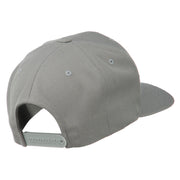 Image of a Paw Embroidered Flat Bill Cap