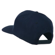 Image of a Paw Embroidered Flat Bill Cap