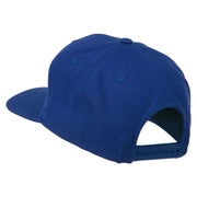 Image of a Paw Embroidered Flat Bill Cap