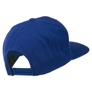 Image of a Paw Embroidered Flat Bill Cap