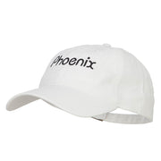 Phoenix Embroidered Washed Buckled Cap