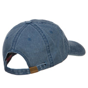 Phoenix Embroidered Washed Buckled Cap