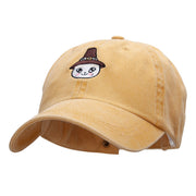 Pioneer Cat Embroidered Wash Cap