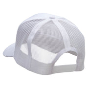 Music Life Embroidered Solid Cotton Prostyle Twill Mesh Cap