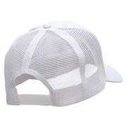 Music Life Embroidered Solid Cotton Prostyle Twill Mesh Cap