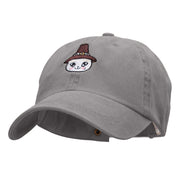 Pioneer Cat Embroidered Wash Cap