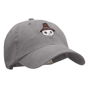 Pioneer Cat Embroidered Wash Cap