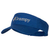 Fishing Grampy Embroidered Cotton Twill Sun Visor