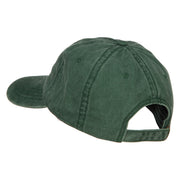 Happy Leprechaun Embroidered Washed Cotton Cap