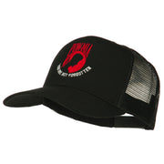 Pow Mia Symbol Embroidered Twill Mesh Cap