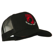 Pow Mia Symbol Embroidered Twill Mesh Cap