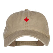 Mini Canada Maple Embroidered Washed Cap