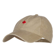 Mini Canada Maple Embroidered Washed Cap