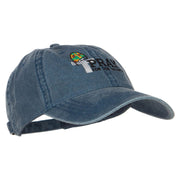 Pray for Our Troops Embroidered Washed Cap