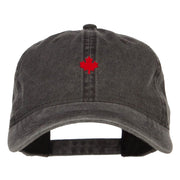 Mini Canada Maple Embroidered Washed Cap