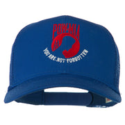 Pow Mia Symbol Embroidered Twill Mesh Cap