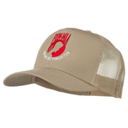 Pow Mia Symbol Embroidered Twill Mesh Cap