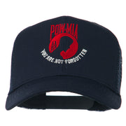 Pow Mia Symbol Embroidered Twill Mesh Cap