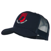 Pow Mia Symbol Embroidered Twill Mesh Cap