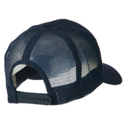 Pow Mia Symbol Embroidered Twill Mesh Cap