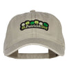 St Patrick's Day Clovers Patched Washed Cap