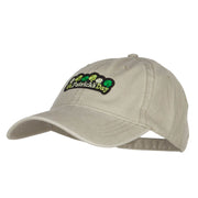 St Patrick's Day Clovers Patched Washed Cap