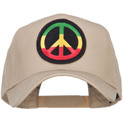 Peace RGY Rasta Patched Cap