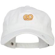 Mini Pretzel Embroidered Unstructured Cap