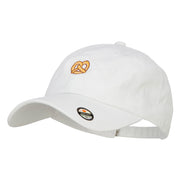 Mini Pretzel Embroidered Unstructured Cap