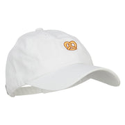 Mini Pretzel Embroidered Unstructured Cap