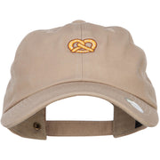 Mini Pretzel Embroidered Unstructured Cap