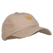 Mini Pretzel Embroidered Unstructured Cap