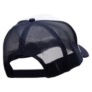 Music Guitar Embroidered Foam Panel Mesh Snapback Cap