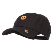 Mini Pretzel Embroidered Unstructured Cap