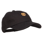 Mini Pretzel Embroidered Unstructured Cap